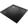 Mexen Flow receveur de douche carré slim 120 x 120 cm, noir mat - 46S701212