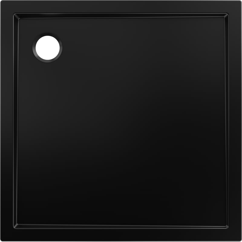 Mexen Flow receveur de douche carré slim 120 x 120 cm, noir mat - 46S701212