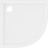 Mexen Flow receveur de douche demi-circulaire slim 80 x 80 cm, blanc brillant - 46Q108080