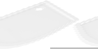 Bac à douche demi-circulaire slim Mexen Flow 100 x 100 cm, blanc brillant - 46Q101010