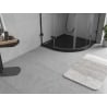 Mexen Flow receveur de douche semi-circulaire slim 90 x 90 cm, noir mat - 46Q709090