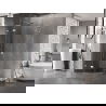 Mexen Lunar L cabine de douche semi-circulaire pivotante 100 x 100 cm, transparent, chrome - 833L-100L-100P-01-00