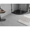 Mexen Flow receveur de douche demi-circulaire slim 100 x 100 cm, noir mat - 46Q701010