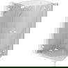 Mexen Lunar L cabine de douche semi-circulaire pivotante gauche 80 x 70 cm, transparent, blanc - 833L-080L-070P-20-00