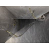 Mexen Lunar cabine de douche pentagonale pivotante gauche 80 x 80 cm, transparent, or - 831-080L-080P-50-00-L