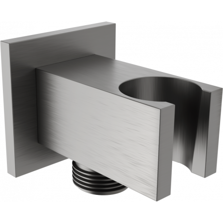 Mexen Cube raccord d'angle, gris canon brossé - 79300-66