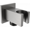 Mexen Cube raccord d'angle, gris canon brossé - 79300-66