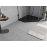 Mexen Flow receveur de douche pentagonal slim 80 x 80 cm, noir mat - 46P708080