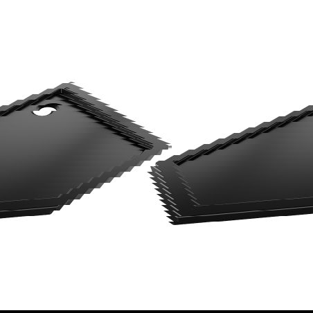 Mexen Flow receveur de douche pentagonal slim 100 x 100 cm, noir mat - 46P701010