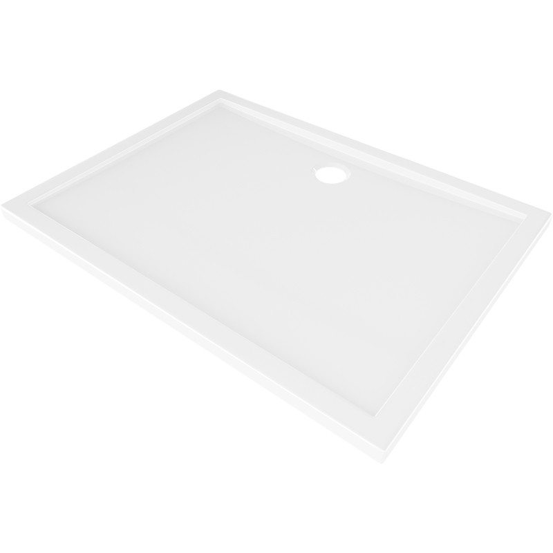 Mexen Flow receveur de douche rectangulaire slim 90 x 70 cm, blanc brillant - 46R107090