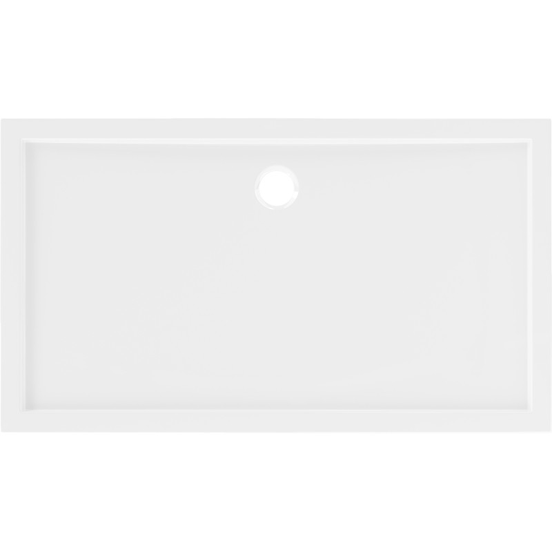 Mexen Flow receveur de douche rectangulaire slim 140 x 70 cm, blanc brillant - 46R107014