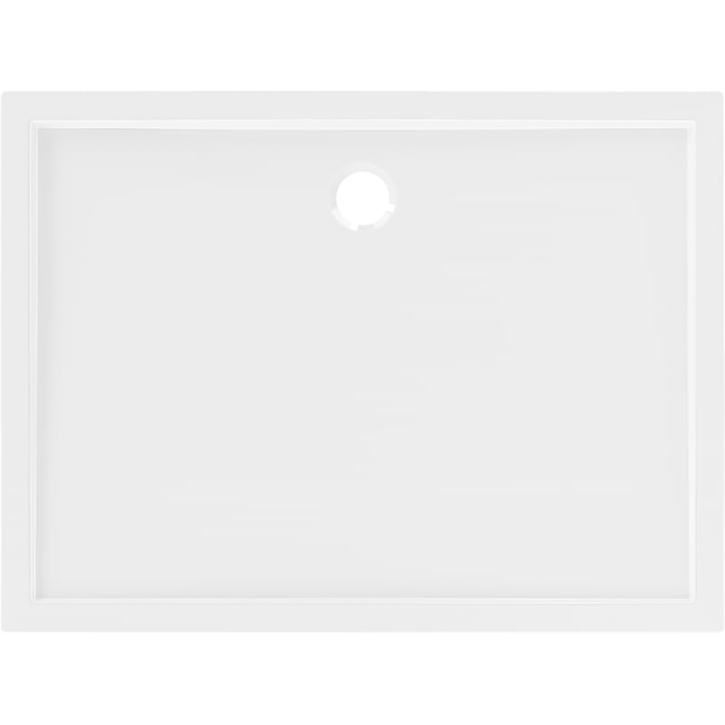 Mexen Flow receveur de douche rectangulaire slim 100 x 75 cm, blanc brillant - 46R107510