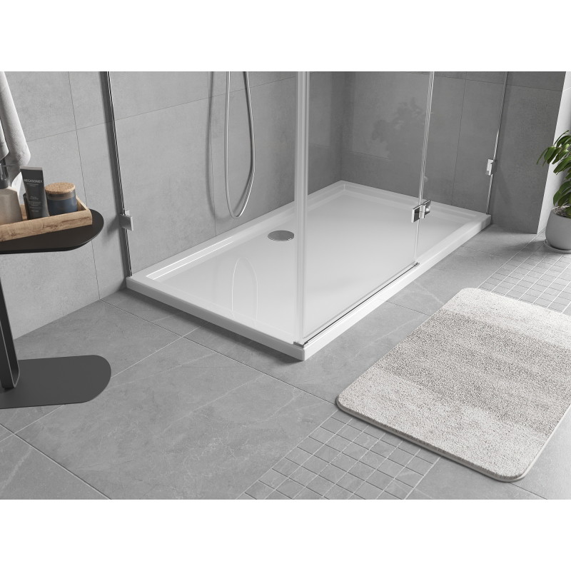 Mexen Flow receveur rectangulaire slim 150 x 75 cm, blanc brillant - 46R107515
