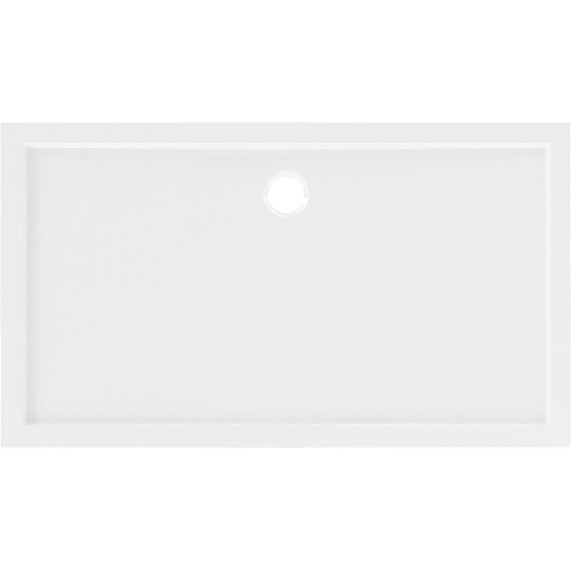 Mexen Flow receveur rectangulaire slim 150 x 75 cm, blanc brillant - 46R107515