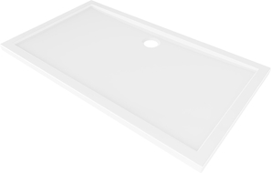 Mexen Flow receveur de douche rectangulaire slim 160 x 80 cm, blanc brillant - 46R108016