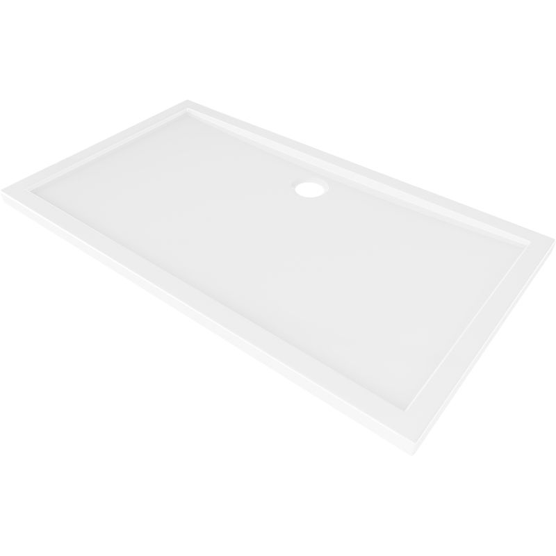 Bac à douche rectangulaire slim Mexen Flow 140 x 90 cm, blanc brillant - 46R109014