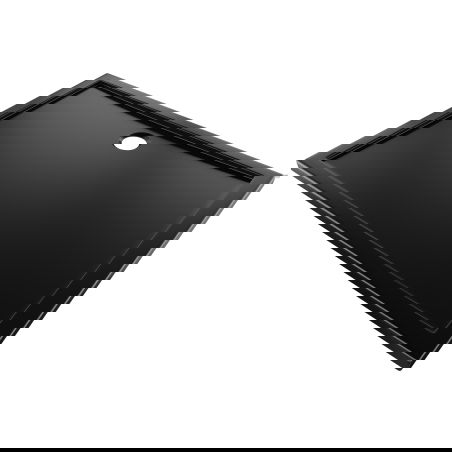 Mexen Flow receveur de douche rectangulaire slim 90 x 70 cm, noir mat - 46R707090