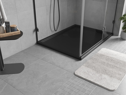 Mexen Flow receveur de douche rectangulaire slim 90 x 70 cm, noir mat - 46R707090