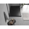 Mexen Flow receveur de douche rectangulaire slim 110 x 75 cm, noir mat - 46R707511