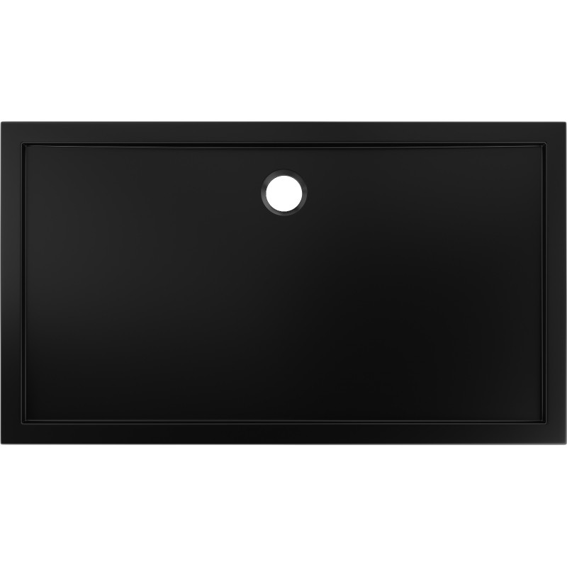 Mexen Flow receveur de douche rectangulaire slim 140 x 90 cm, noir mat - 46R709014