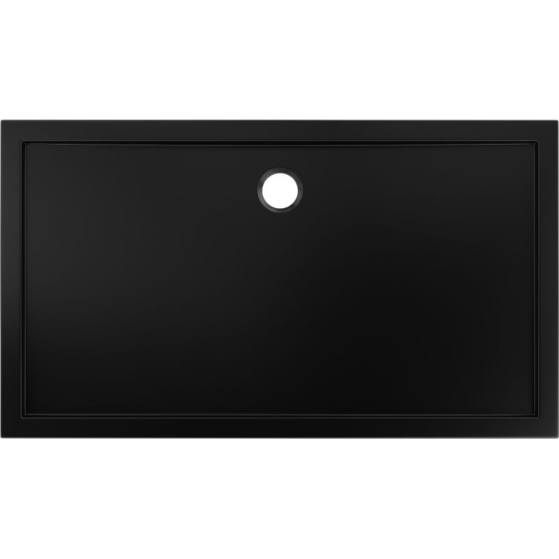 Mexen Flow receveur de douche rectangulaire slim 160 x 90 cm, noir mat - 46R709016