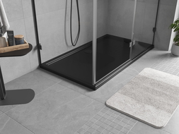 Mexen Flow receveur rectangulaire slim 140 x 100 cm, noir mat - 46R701014