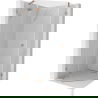 Mexen Lunar cabine de douche pentagonale battante gauche 100 x 100 cm, transparent, cuivre brossé - 831-100L-100P-65-00-L