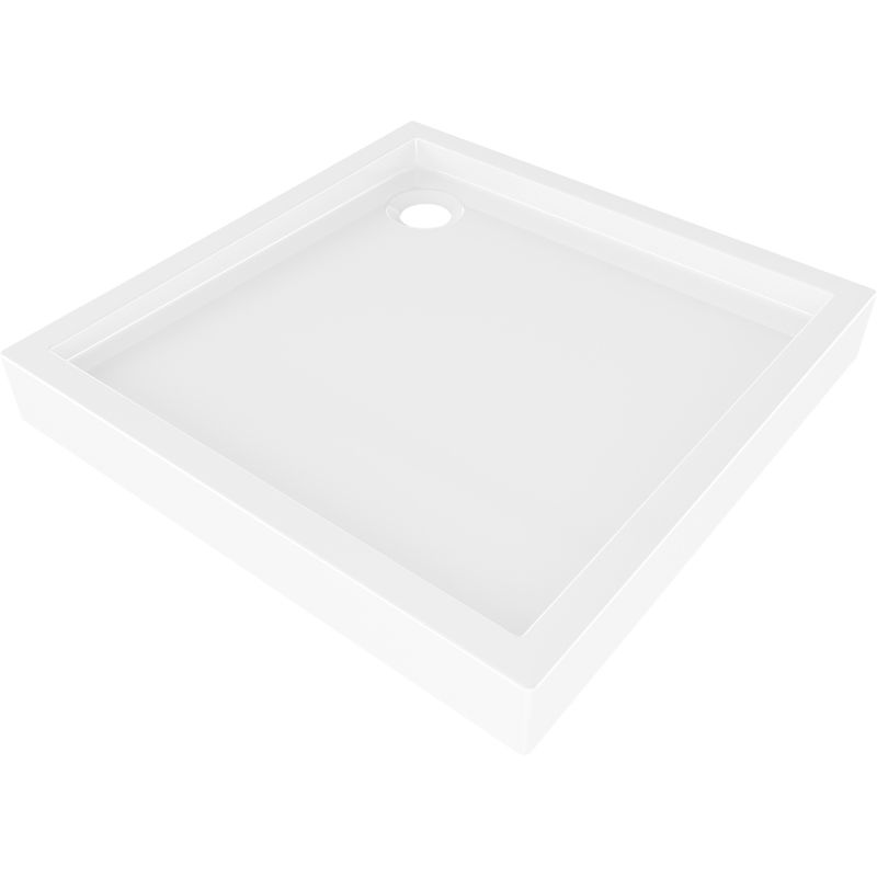 Mexen Flow+ receveur de douche carré 70 x 70 cm, blanc brillant - 46S107070H