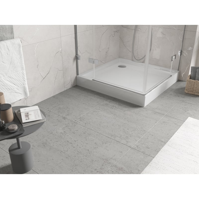 Mexen Flow+ receveur de douche carré 80 x 80 cm, blanc brillant - 46S108080H