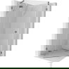 Mexen Lunar cabine de douche pentagonale pivotante gauche 90 x 90 cm, transparent, gris canon brossé - 831-090L-090P-66-00-L