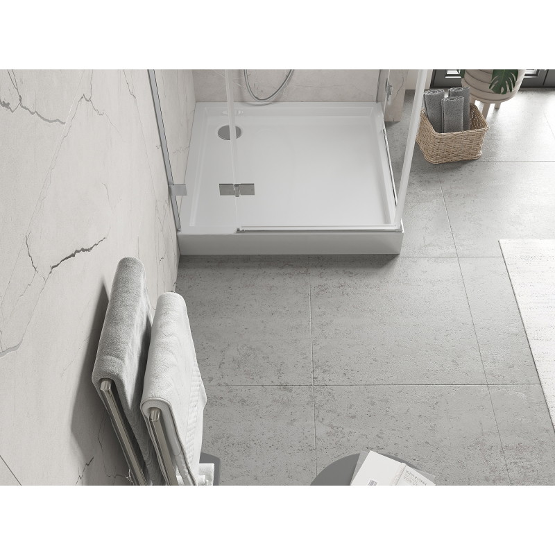 Mexen Flow+ receveur de douche carré 90 x 90 cm, blanc brillant - 46S109090H