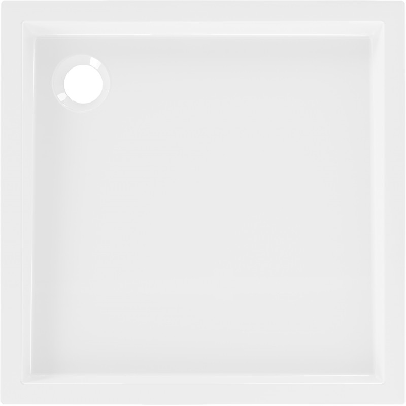 Mexen Flow+ receveur de douche carré 90 x 90 cm, blanc brillant - 46S109090H