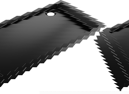 Mexen Flow+ receveur de douche carré 90 x 90 cm, noir mat - 46S709090H