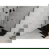 Cabine de douche pivotante Mexen Roma 120 x 80 cm, transparente, noire + receveur plat, noir - 854-120-080-70-00-4070B