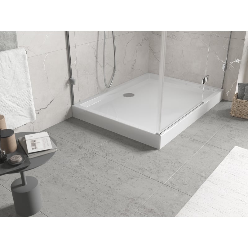 Mexen Flow+ receveur de douche rectangulaire 90 x 70 cm, blanc brillant - 46R107090H