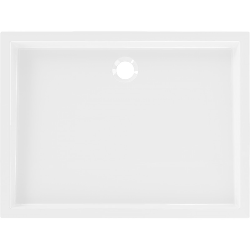 Mexen Flow+ receveur de douche rectangulaire 90 x 70 cm, blanc brillant - 46R107090H