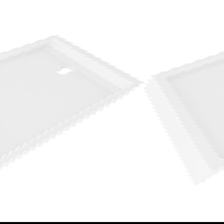 Mexen Flow+ receveur de douche rectangulaire 100 x 70 cm, blanc brillant - 46R107010H