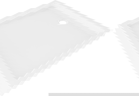 Mexen Flow+ receveur rectangulaire 120 x 70 cm, blanc brillant - 46R107012H