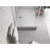 Mexen Flow+ receveur rectangulaire 90 x 80 cm, blanc brillant - 46R108090H
