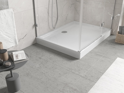 Mexen Flow+ receveur de douche rectangulaire 100 x 80 cm, blanc brillant - 46R108010H