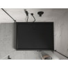 Mexen Flow+ receveur rectangulaire 80 x 70 cm, noir mat - 46R707080H