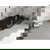 Mexen Flow+ receveur rectangulaire 100 x 70 cm, noir mat - 46R707010H