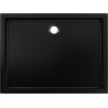 Mexen Flow+ receveur rectangulaire 100 x 80 cm, noir mat - 46R708010H