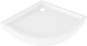 Mexen Flow+ receveur de douche semi-circulaire 90 x 90 cm, blanc brillant - 46Q109090H