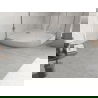 Mexen Flow+ receveur demi-circulaire 100 x 100 cm, blanc brillant - 46Q101010H