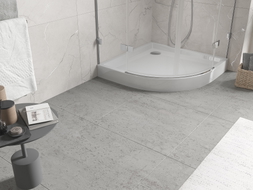 Mexen Flow+ receveur de douche semi-circulaire 100 x 100 cm, blanc brillant - 46Q101010H