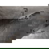 Mexen Lunar L cabine de douche semi-circulaire pivotante 70 x 70 cm, transparent, gris canon brossé - 833L-070L-070P-66-00