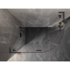 Mexen Lunar L cabine de douche semi-circulaire pivotante gauche 100 x 90 cm, transparent, gun metal - 833L-100L-090P-95-00