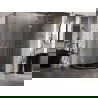 Mexen Lunar L cabine de douche semi-circulaire battante droite 80 x 70 cm, transparent, or - 833L-080P-070L-50-00