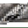 Mexen Lunar L cabine de douche demi-circulaire ouvrante droite 90 x 70 cm, transparent, or brossé - 833L-090P-070L-55-00